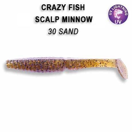 Scalp minnow 4" 18-100-30-6