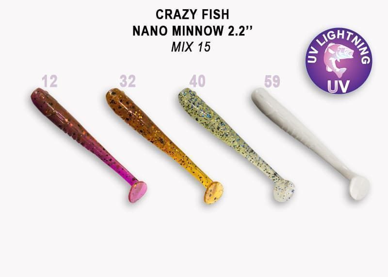 Nano minnow 2.2" 22-55-M15-6