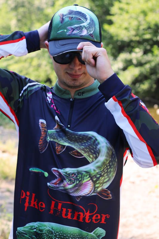 Джерси Crazy Fish Pike Hunter black - 2XL