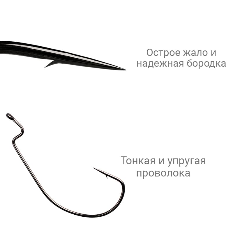 Офсетный крючок CF Wide Range Offset Hook №3/0 1000 шт
