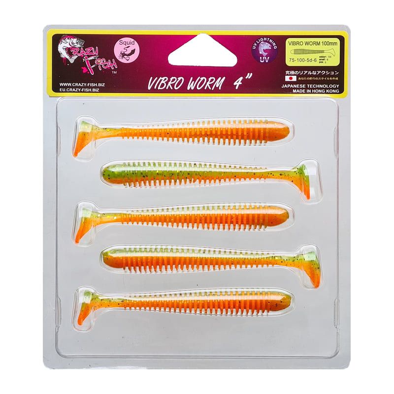 Vibro Worm 4'' 75-100-5d-6