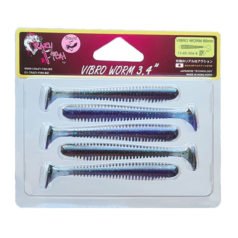 Vibro worm 3.4" 13-85-50d-6