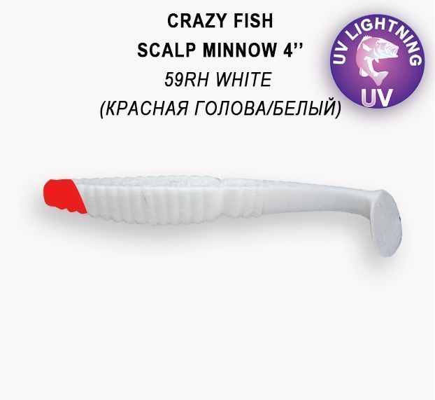 Scalp minnow 4" 18-100-59RH-6