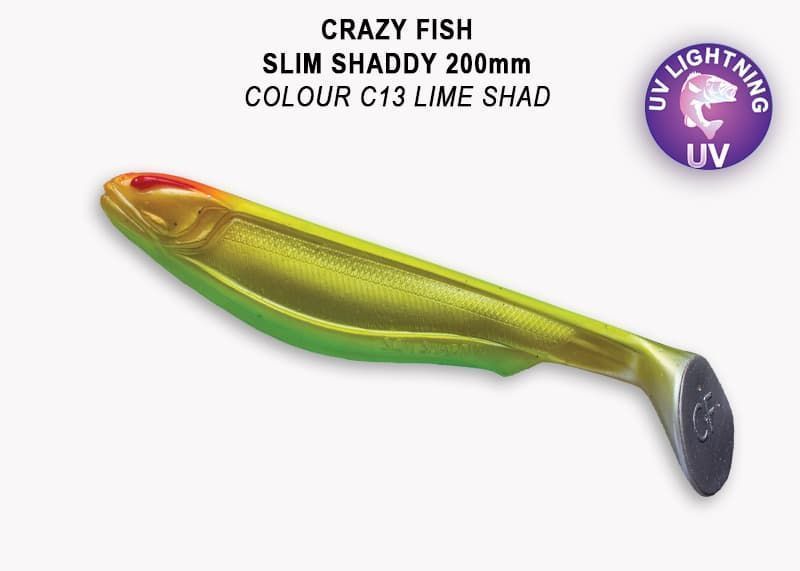 Slim shaddy 8" 58-200-C13-1