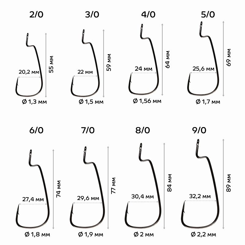 Офсетный крючок CF Offset joint hook №1 10 шт
