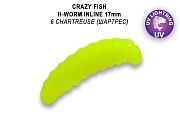 MF H-Worm inline 1.1" 20 шт (2*10) 63-28-6-9-EF