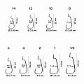 Офсетный крючок CF Offset joint hook №2/0 7 шт