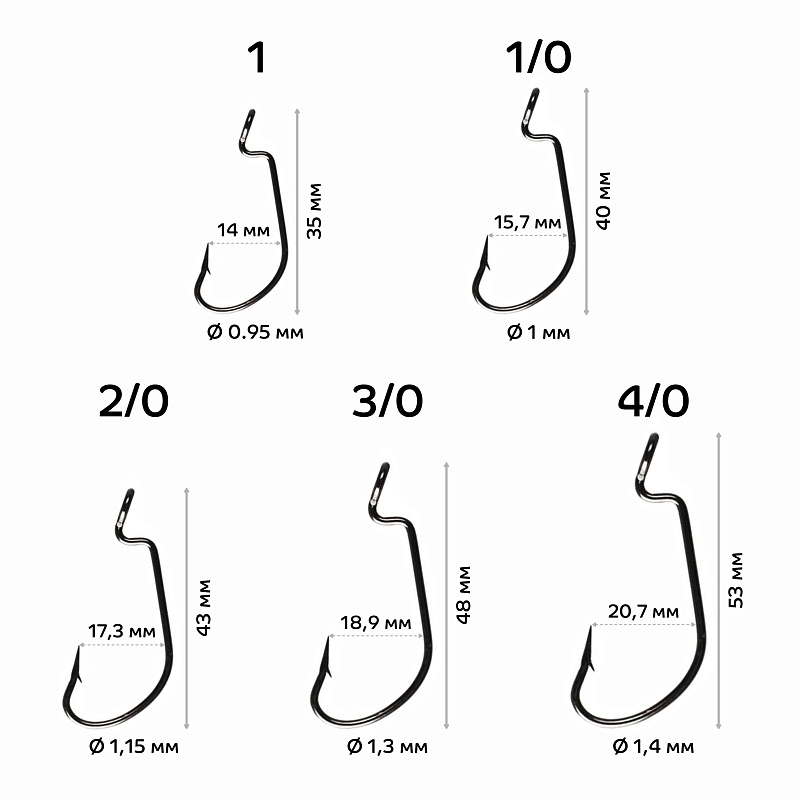 Офсетный крючок CF Offset DN hook №10 10 шт
