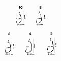 Офсетный крючок CF Offset DN hook №2/0 10 шт