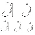 Офсетный крючок CF Wide Range Offset Hook №3/0 1000 шт