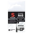 Одинарный крючок CF S hook №8 10 шт, черный