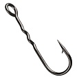 Одинарный крючок CF Round bent fixative shank №6 10 шт