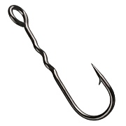 Одинарный крючок CF Round bent fixative shank №6 10 шт