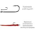 Одинарный крючок CF Round bent hook №10 15 шт