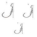 Офсетный крючок CF Wide Range Offset Joint Hook №5 10 шт