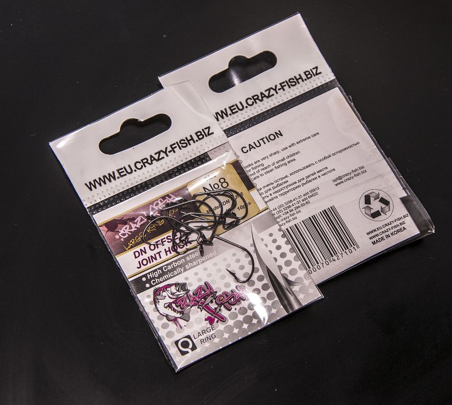 Офсетный крючок CF DN Offset Joint Hook №8 20 шт