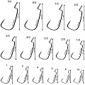 Офсетный крючок CF Offset joint hook №8/0 200 шт
