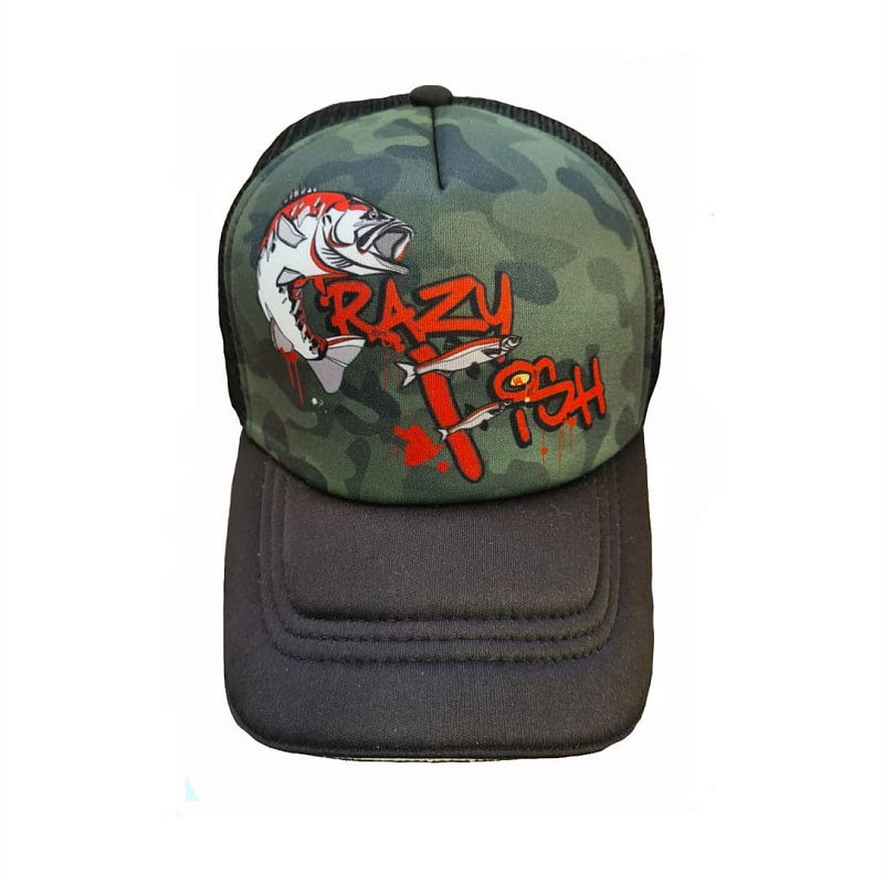 Кепка Crazy Fish Camo Original L