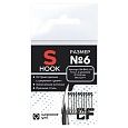 Одинарный крючок CF S hook №6 10 шт, черный