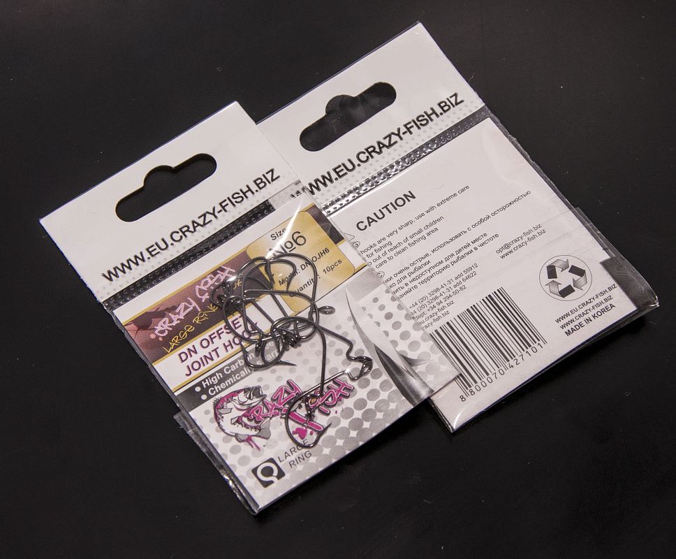 Офсетный крючок CF DN Offset Joint Hook №6 20 шт