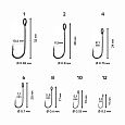 Одинарный крючок CF Round bent hook №2 10 шт