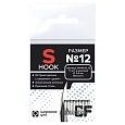 Одинарный крючок CF S hook №12 15 шт, черный
