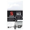 Одинарный крючок CF S hook №2 10 шт, черный