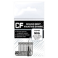 Одинарный крючок CF Round bent fixative shank №6 10 шт