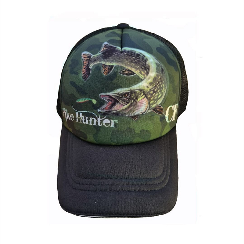 Кепка Crazy Fish Pike Hunter Camo S (kid size)