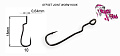 Офсетный крючок CF Offset Joint Worm Hook №10 8 шт
