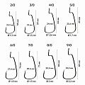 Офсетный крючок CF Offset joint hook №14 15 шт