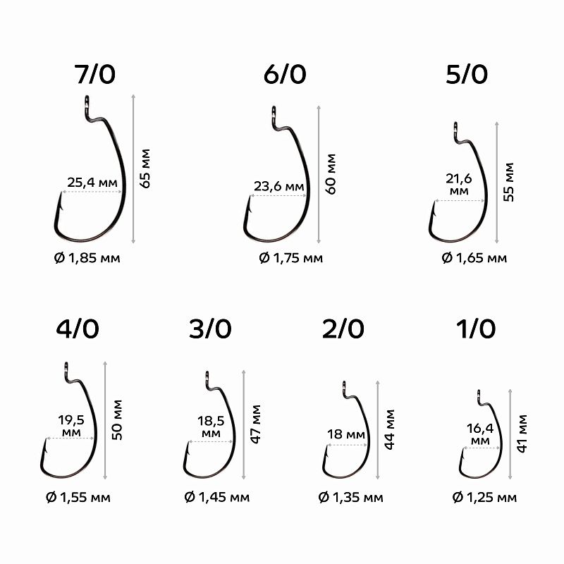 Офсетный крючок CF Big game offset hook №4/0 5 шт