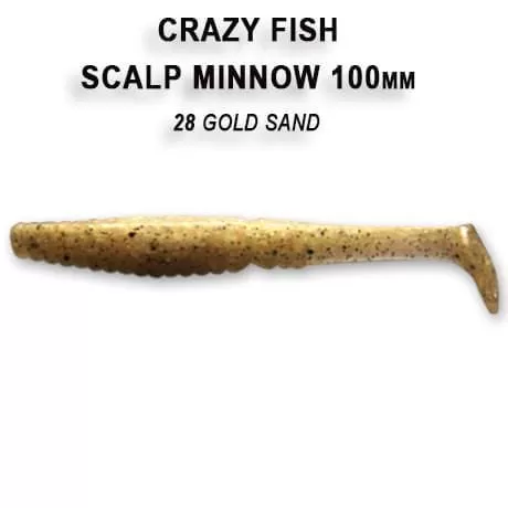 Scalp minnow 4" 18-100-28-4