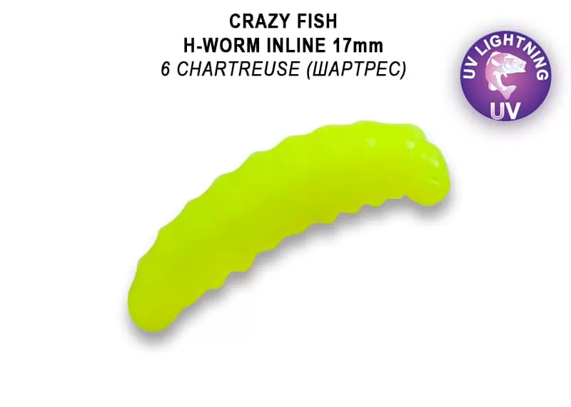 MF H-Worm inline 1.1" 20 шт (2*10) 63-28-6-9-EF