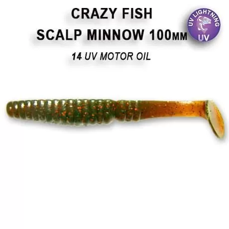 Scalp minnow 4" 18-100-14-4