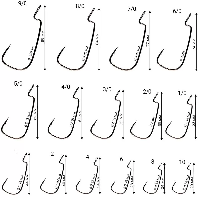 Офсетный крючок CF Offset joint hook №7/0 200 шт